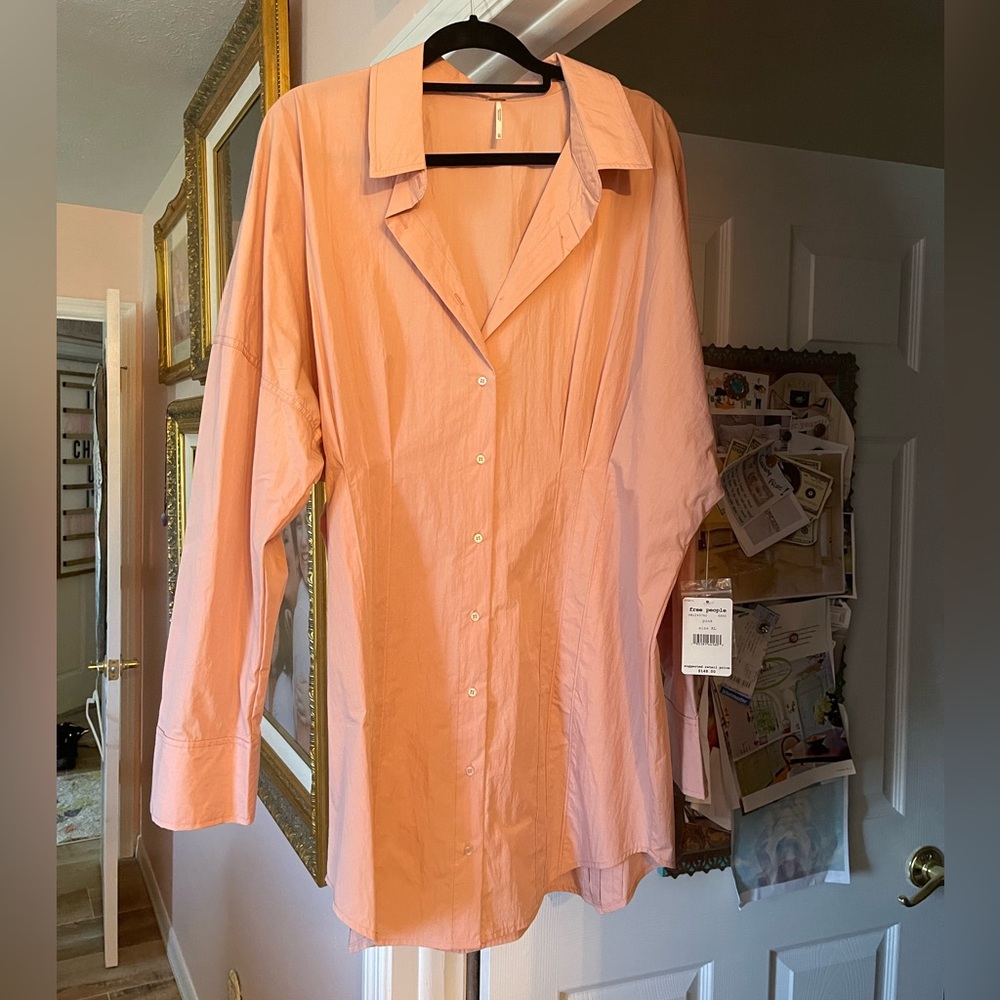 Free People shirt dress XL